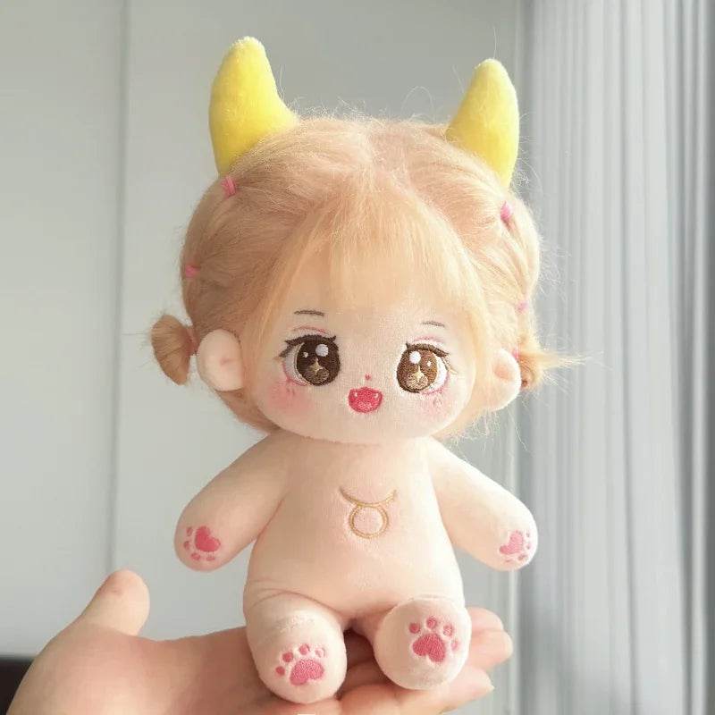 Kawaii Plush Doll 20cm Zodiac Idol For Girls Gift Set - ToylandEU