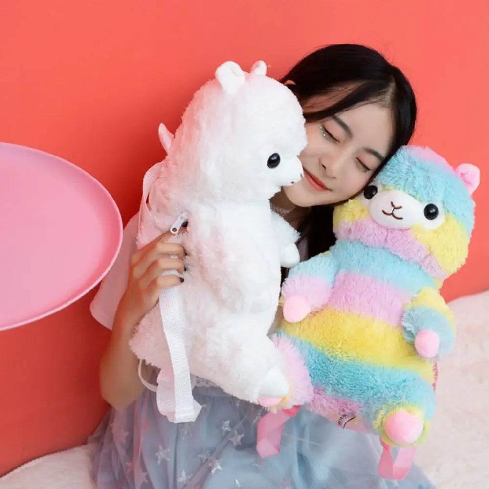 Kawaii Plush Doll Backpack with Zipper - Fun Travel Buddy for Kids - ToylandEU