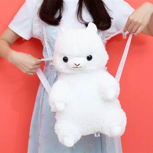 Kawaii Plush Doll Backpack with Zipper - Fun Travel Buddy for Kids - ToylandEU