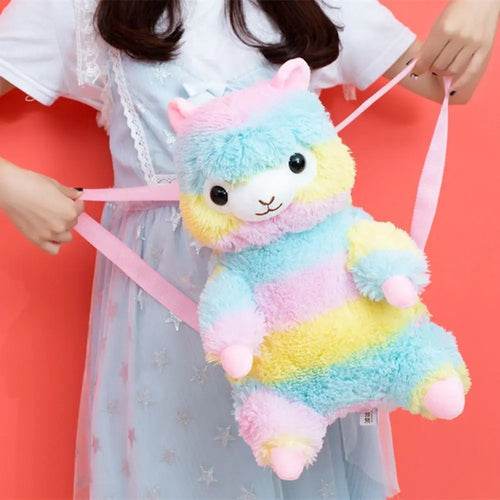 Kawaii Plush Doll Backpack with Zipper - Fun Travel Buddy for Kids - ToylandEU