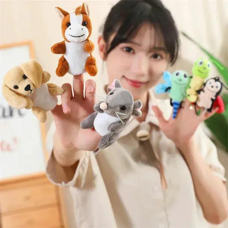  Kawaii Plush Doll Finger Puppet Toy Educational Unisex -  ToylandEU™