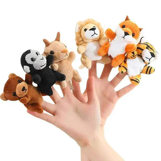  Kawaii Plush Doll Finger Puppet Toy Educational Unisex -  ToylandEU™