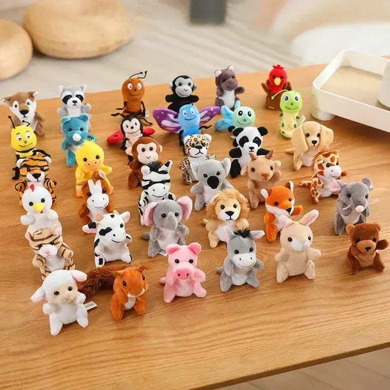  Kawaii Plush Doll Finger Puppet Toy Educational Unisex -  ToylandEU™