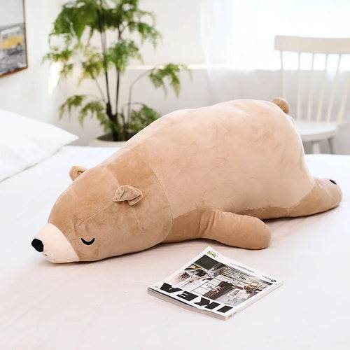 Kawaii Polar Bear Plush Toy - Super Soft & Cuddly (35-95CM) - ToylandEU
