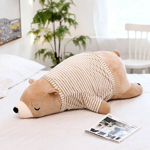 Kawaii Polar Bear Plush Toy - Super Soft & Cuddly (35-95CM) - ToylandEU