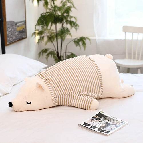 Kawaii Polar Bear Plush Toy - Super Soft & Cuddly (35-95CM) - ToylandEU