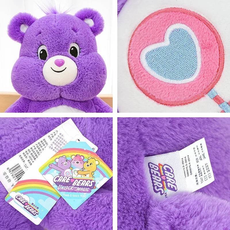 Kawaii Rainbow Love Bear Plush Toy - Adorable Collectible 33cm - ToylandEU