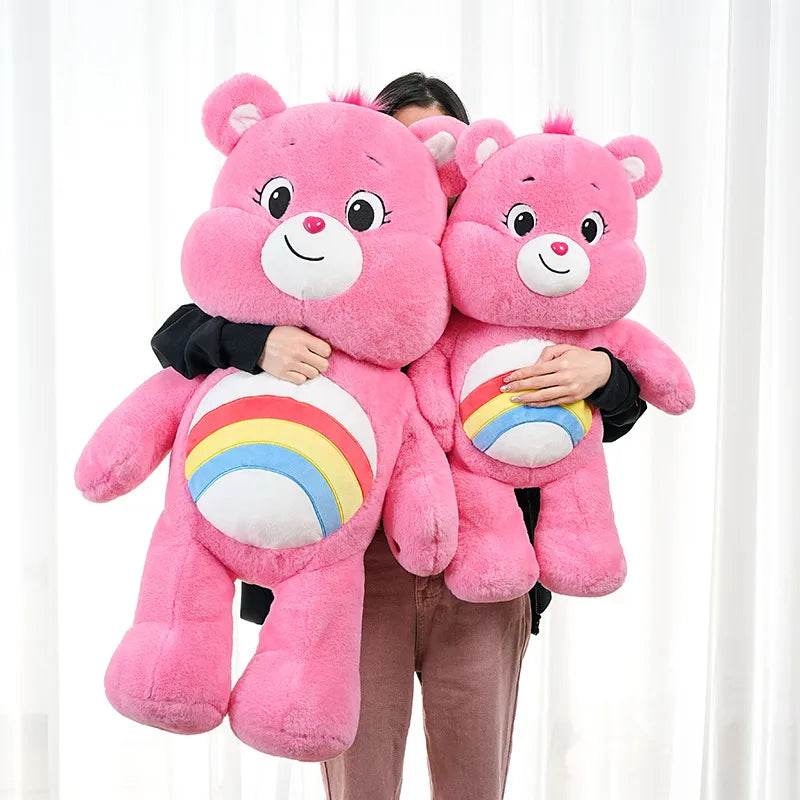 Kawaii Rainbow Love Bear Plush Toy - Adorable Collectible 33cm - ToylandEU