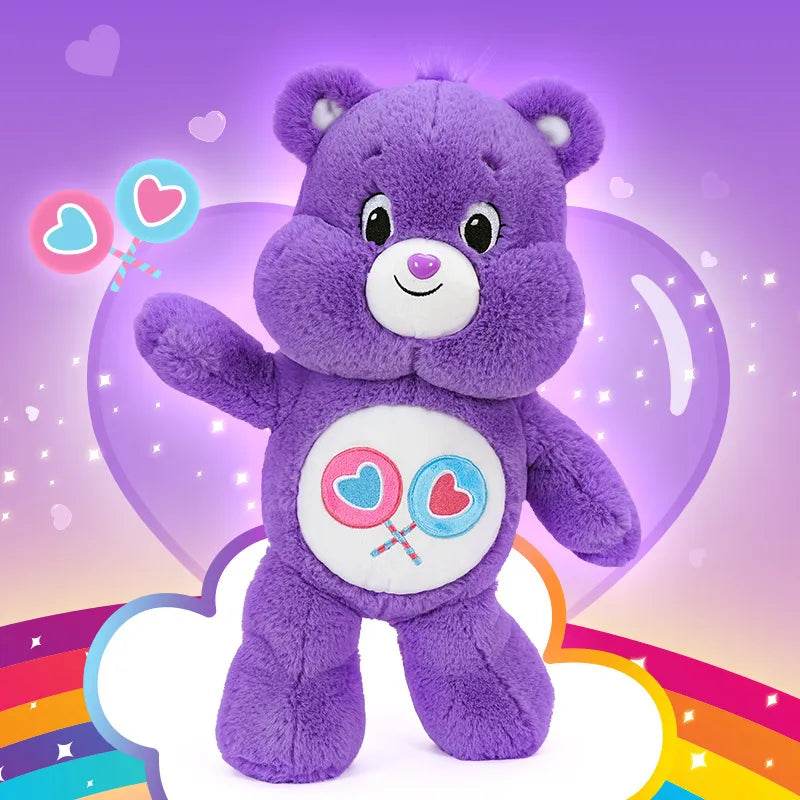 Kawaii Rainbow Love Bear Plush Toy - Adorable Collectible 33cm - ToylandEU