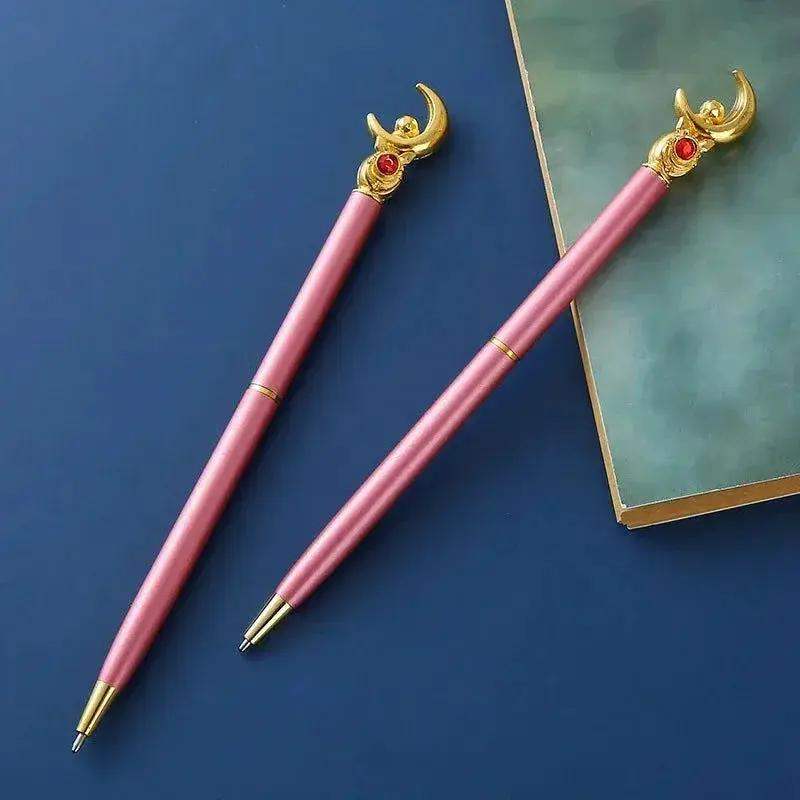 Kawaii Sailor Moon Ballpoint Pen, Black Office Pen Stationery Supplies School Student Gifts - ToylandEU