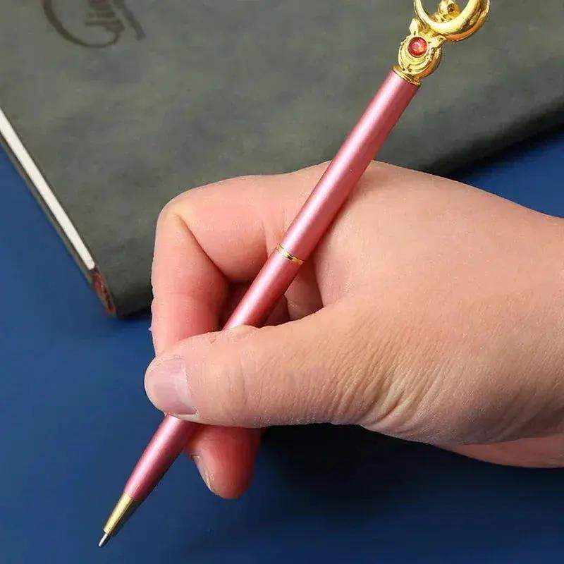 Kawaii Sailor Moon Ballpoint Pen, Black Office Pen Stationery Supplies School Student Gifts - ToylandEU