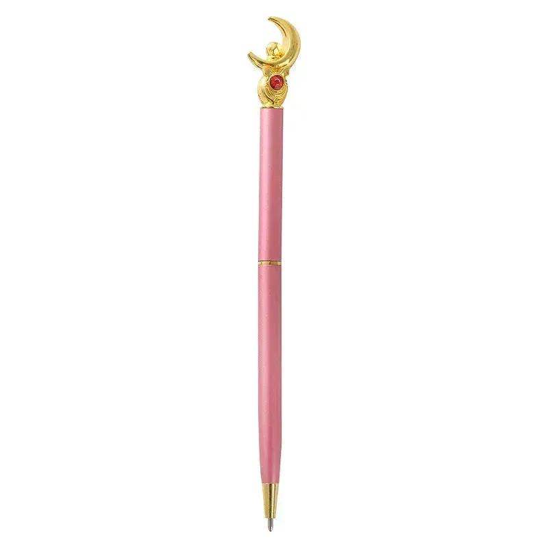 Kawaii Sailor Moon Ballpoint Pen, Black Office Pen Stationery Supplies School Student Gifts - ToylandEU