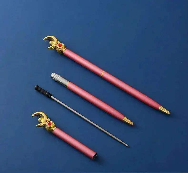 Kawaii Sailor Moon Ballpoint Pen, Black Office Pen Stationery Supplies School Student Gifts - ToylandEU