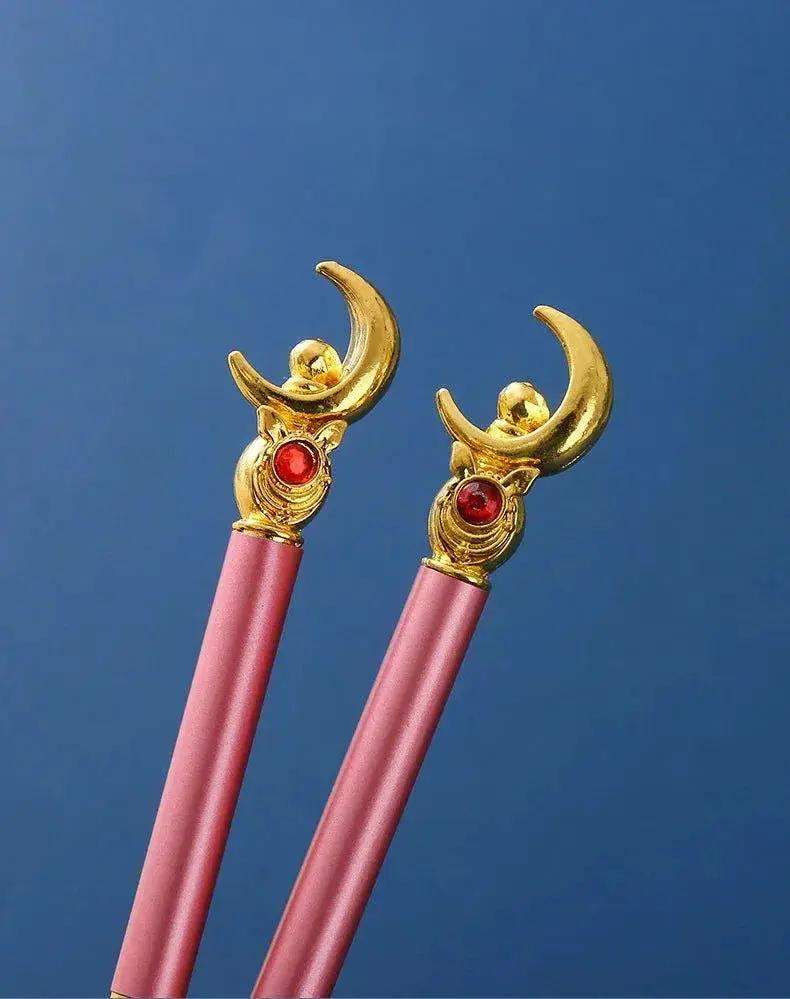 Kawaii Sailor Moon Ballpoint Pen, Black Office Pen Stationery Supplies School Student Gifts - ToylandEU