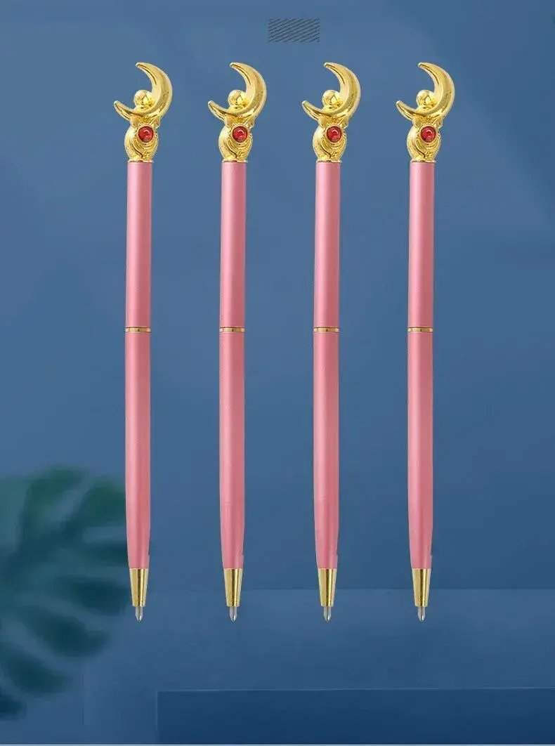Kawaii Sailor Moon Ballpoint Pen, Black Office Pen Stationery Supplies School Student Gifts - ToylandEU