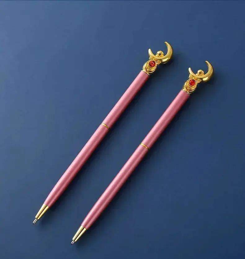 Kawaii Sailor Moon Ballpoint Pen, Black Office Pen Stationery Supplies School Student Gifts - ToylandEU