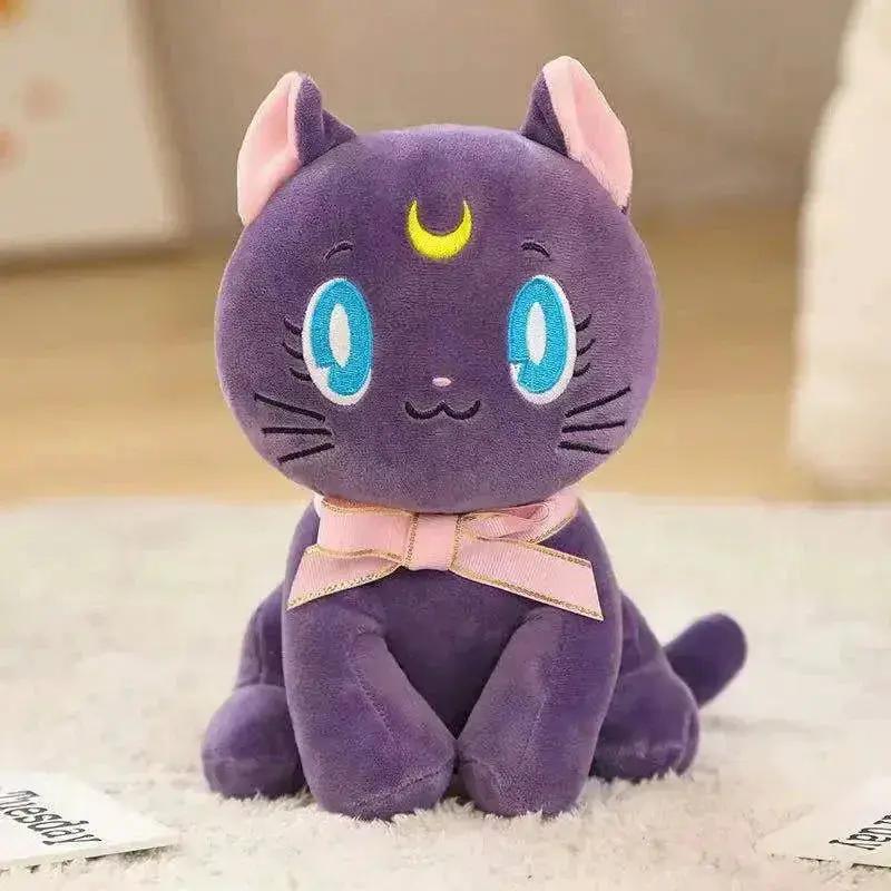  Kawaii Sailor Moon Plush Toy, Moon Cat Moon Hare Cute Girl Heart Filled Anime Doll Bedroom Decoration 25CM -  ToylandEU™