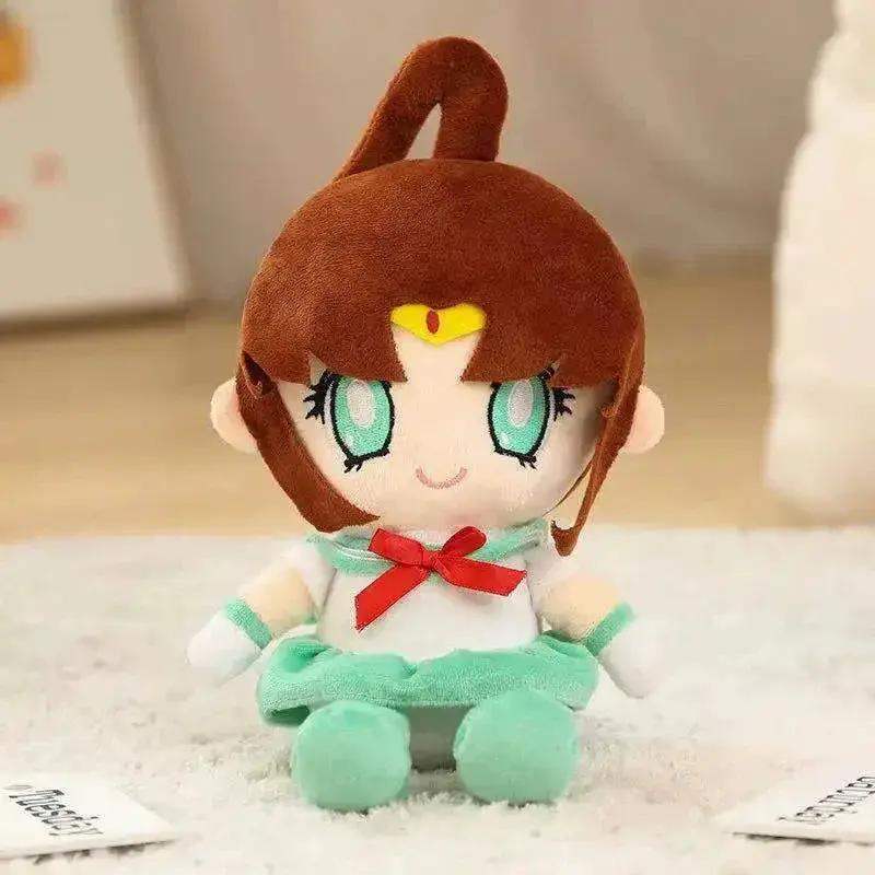 Kawaii Sailor Moon Plush Toy, Moon Cat Moon Hare Cute Girl Heart Filled Anime Doll Bedroom Decoration 25CM - ToylandEU