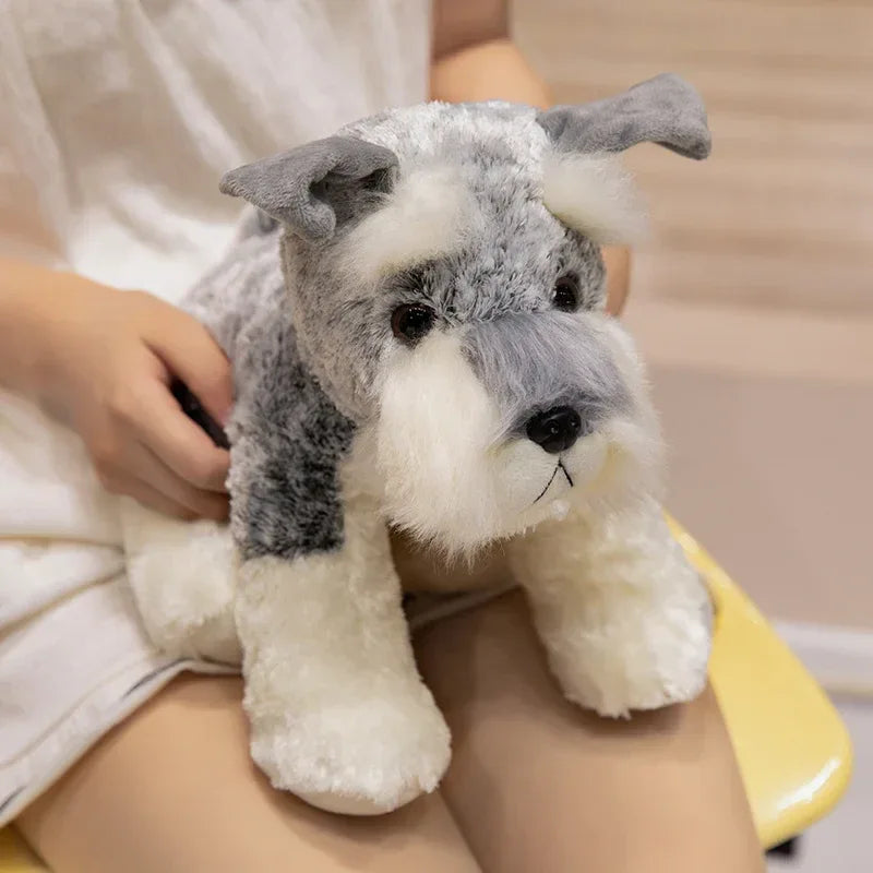 Kawaii Schnauzer Plush Toy Ultra Soft Stuffed Dog Gift - ToylandEU