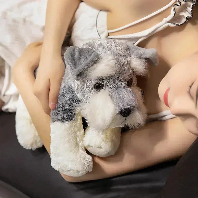  Kawaii Schnauzer Plush Toy Ultra Soft Stuffed Gift -  ToylandEU™