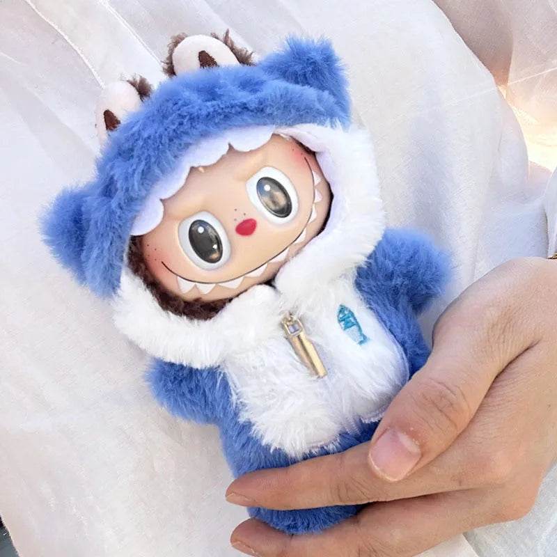 Kawaii Shark Onesie For Mini Doll Cute Plush Doll Outfit - ToylandEU