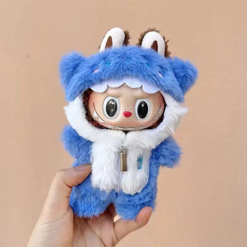 Kawaii Shark Onesie For Mini Doll Cute Plush Doll Outfit - ToylandEU