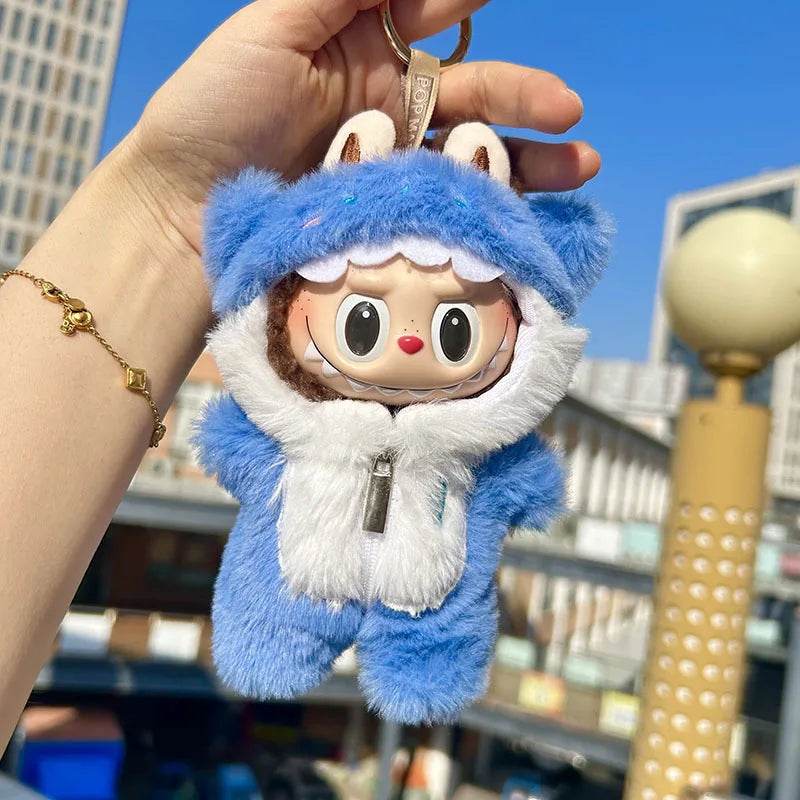 Kawaii Shark Onesie For Mini Doll Cute Plush Doll Outfit - ToylandEU