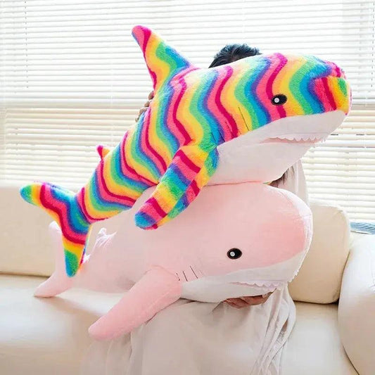  Kawaii Shark Plush Toy Large Cuddle Cushion Gift -  ToylandEU™