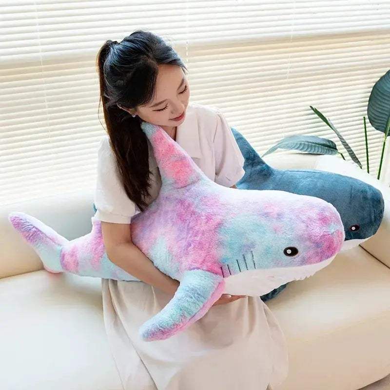 Kawaii Shark Plush Toy Large Size Giant Cuddle Cushion Gift - ToylandEU