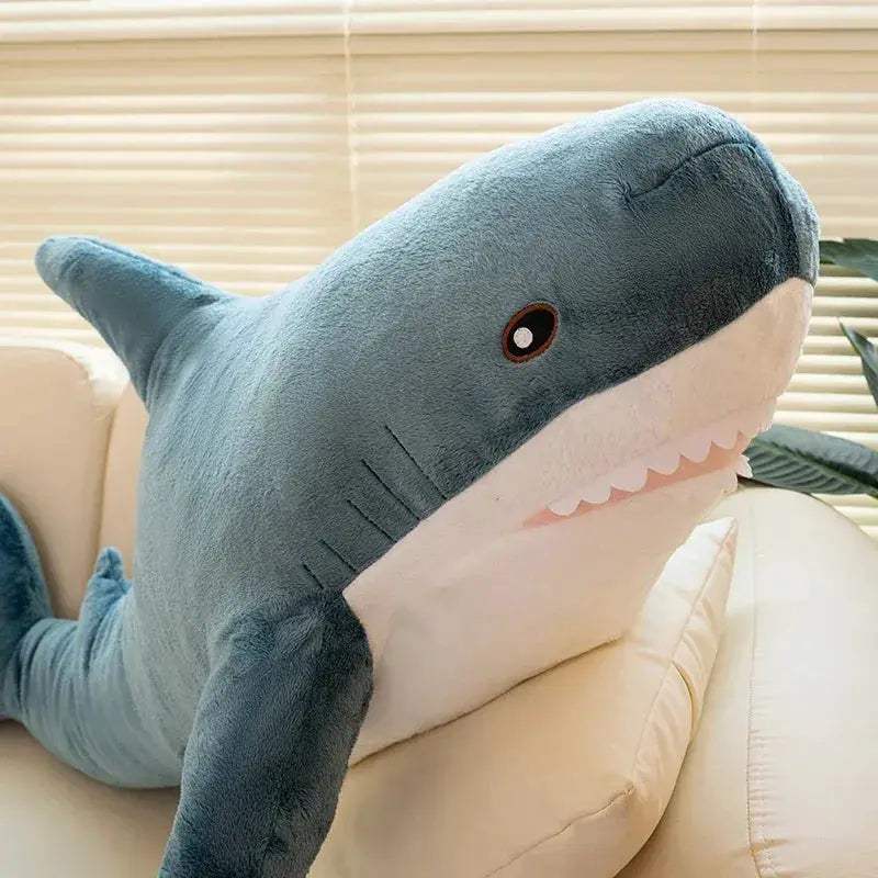 Kawaii Shark Plush Toy Large Size Giant Cuddle Cushion Gift - ToylandEU