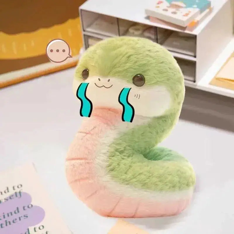 Kawaii Snake Plush 25cm Soft Cute Gift For Girlfriend - ToylandEU