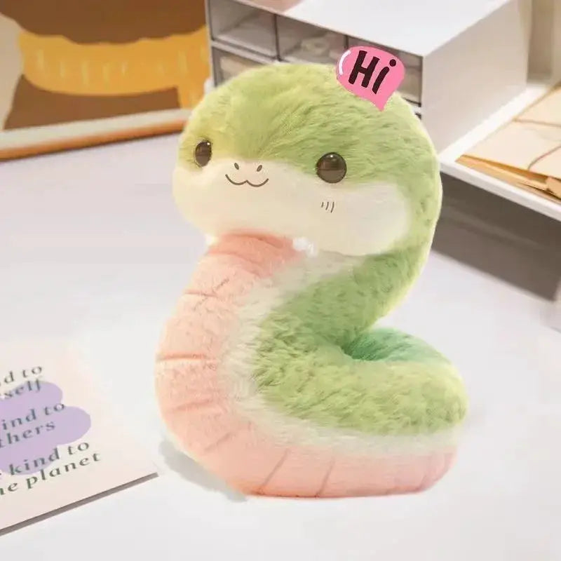 Kawaii Snake Plush 25cm Soft Cute Gift For Girlfriend - ToylandEU
