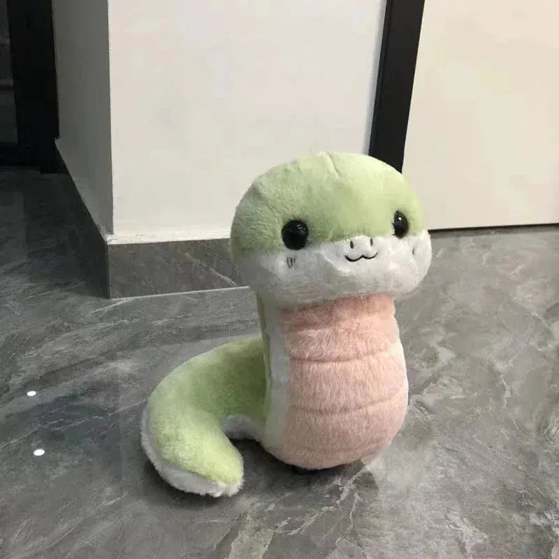 Kawaii Snake Plush 25cm Soft Cute Gift For Girlfriend - ToylandEU