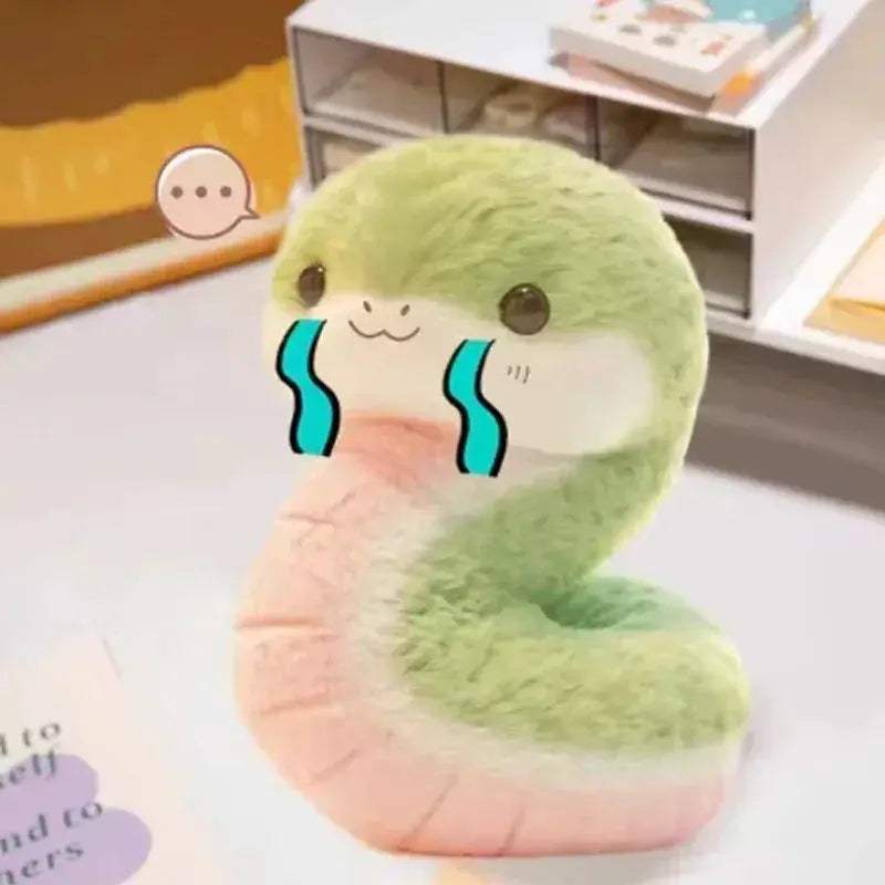 Kawaii Snake Plush Toy Soft Gift For Valentines Day Girlfriend - ToylandEU