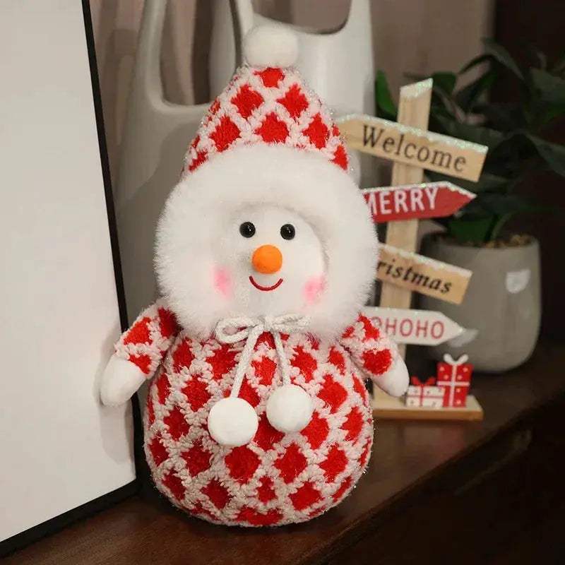Kawaii Snowman Plush Toy Dress Up 35cm Deluxe Gift - ToylandEU