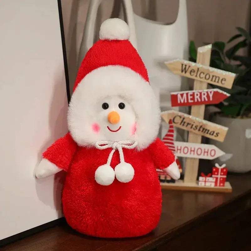Kawaii Snowman Plush Toy Dress Up 35cm Deluxe Gift - ToylandEU