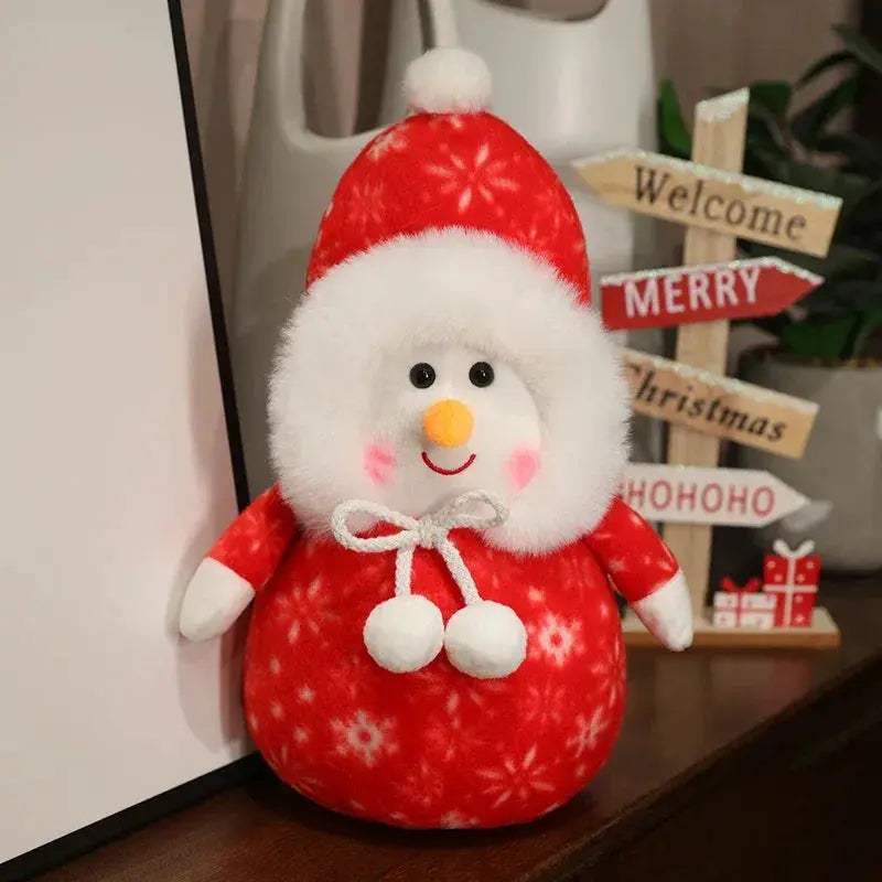 Kawaii Snowman Plush Toy Dress Up 35cm Deluxe Gift - ToylandEU