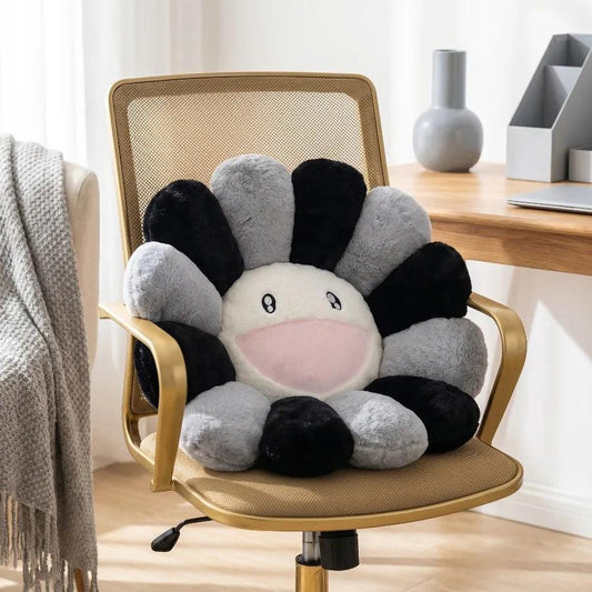  Kawaii Sunflower Cushion | Rainbow Design | Toylandeu™ 