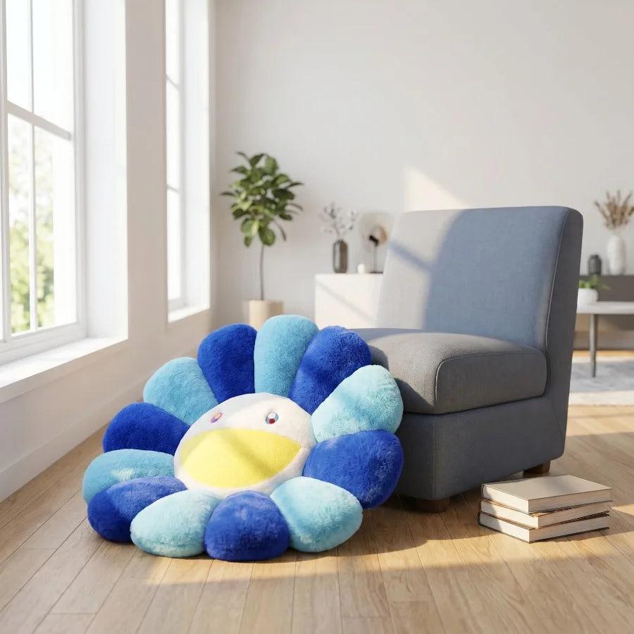  Kawaii Sunflower Cushion | Rainbow Design | Toylandeu™ 
