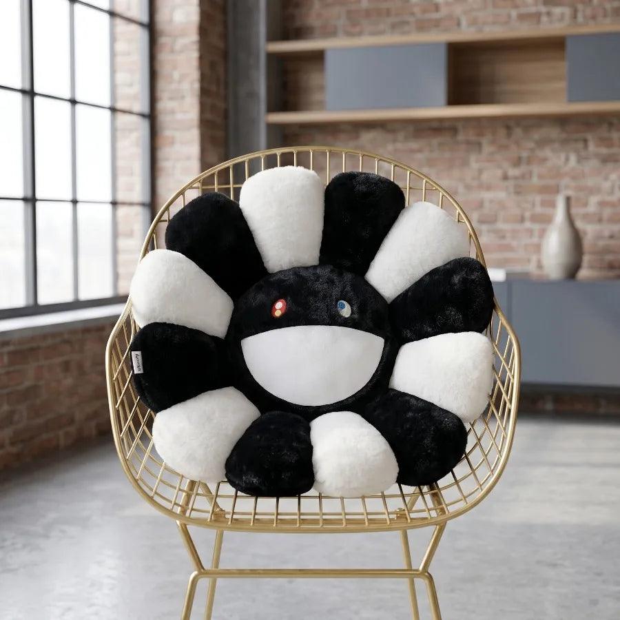  Kawaii Sunflower Cushion | Rainbow Design | Toylandeu™ 