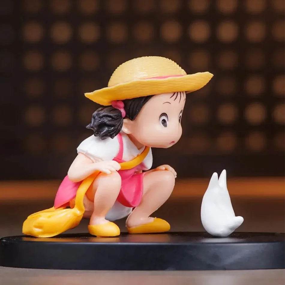 Kawaii Totoro Figure Mei Xiaomei Plastic Collectible Gift - ToylandEU