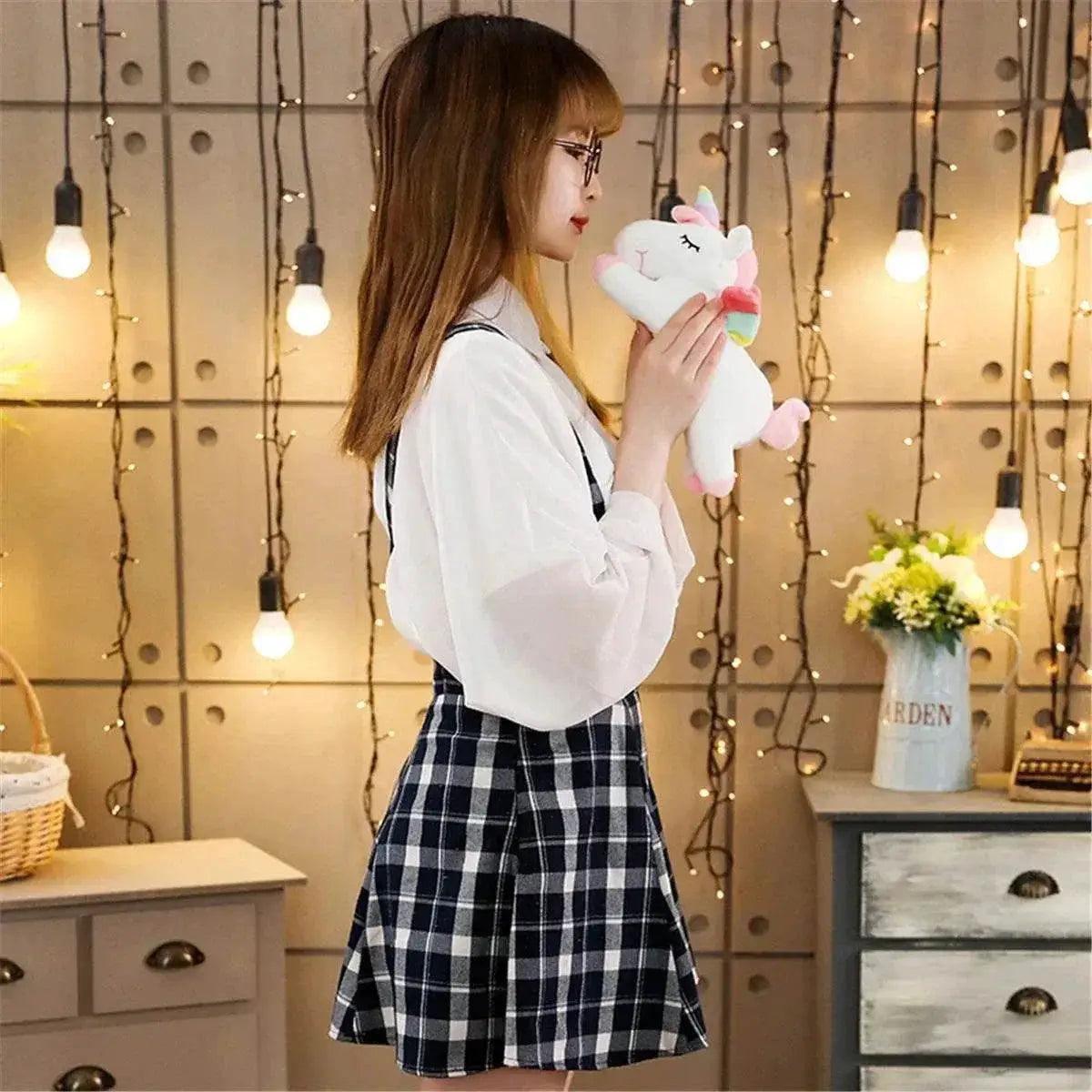  Kawaii Unicorn Plush Toy  Soft Stuffed White Pink Horse Doll for Kids  -  ToylandEU™