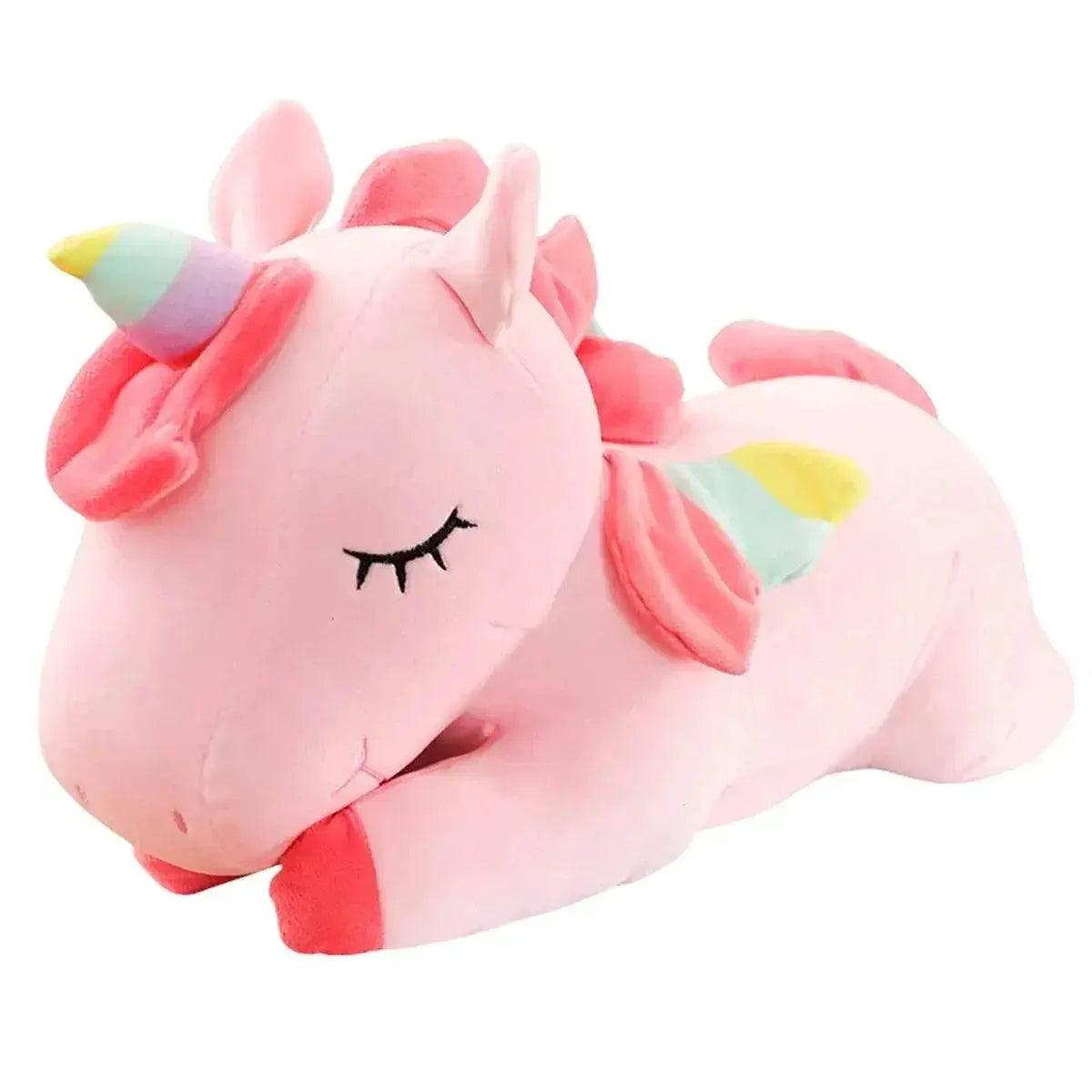  Kawaii Unicorn Plush Toy  Soft Stuffed White Pink Horse Doll for Kids  -  ToylandEU™