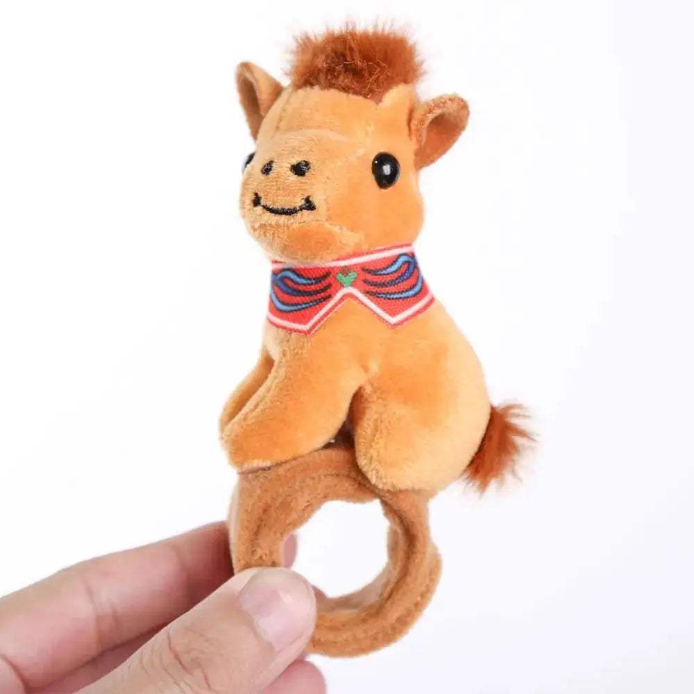 Kawaii Zodiac Horse Slap Bracelet Soft Cotton Wrist Band - ToylandEU