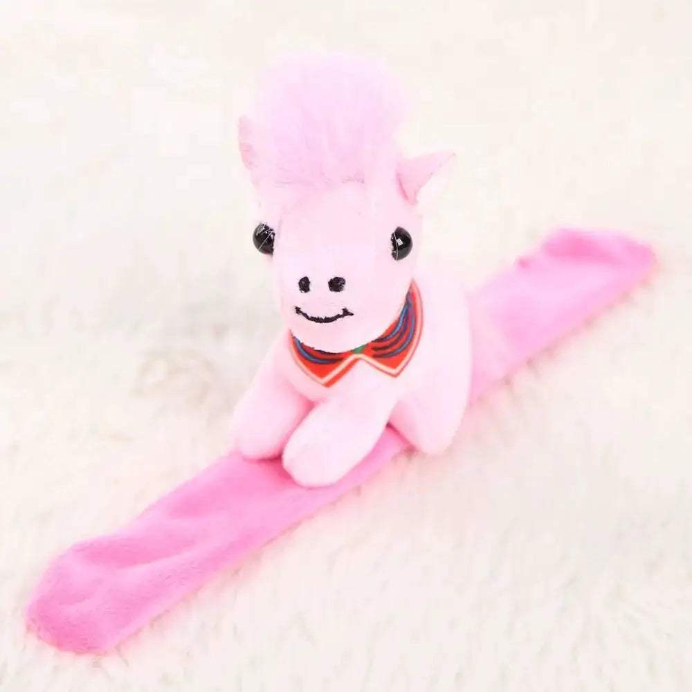 Kawaii Zodiac Horse Slap Bracelet Soft Cotton Wrist Band - ToylandEU