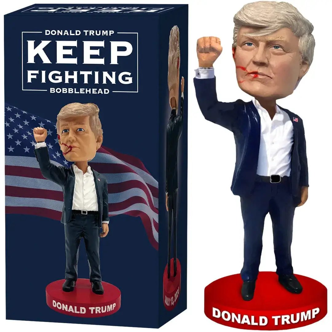 Keep Fighting Trump Bobblehead for Dedicated Supporters and Collectors - Proud Patriots