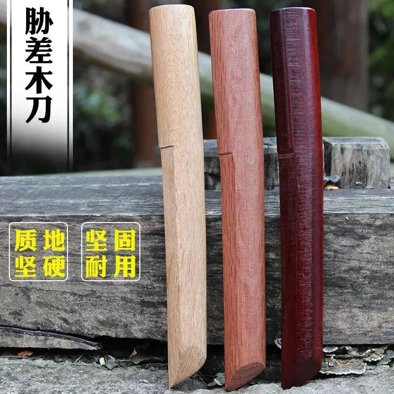  Kendo Wooden Sword Iaido Wakizashi Unsharpened 30cm -  ToylandEU™