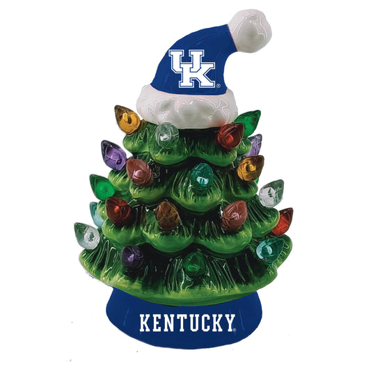 Kentucky Wildcats 4 Inch LED Christmas Tabletop Tree - ToylandEU