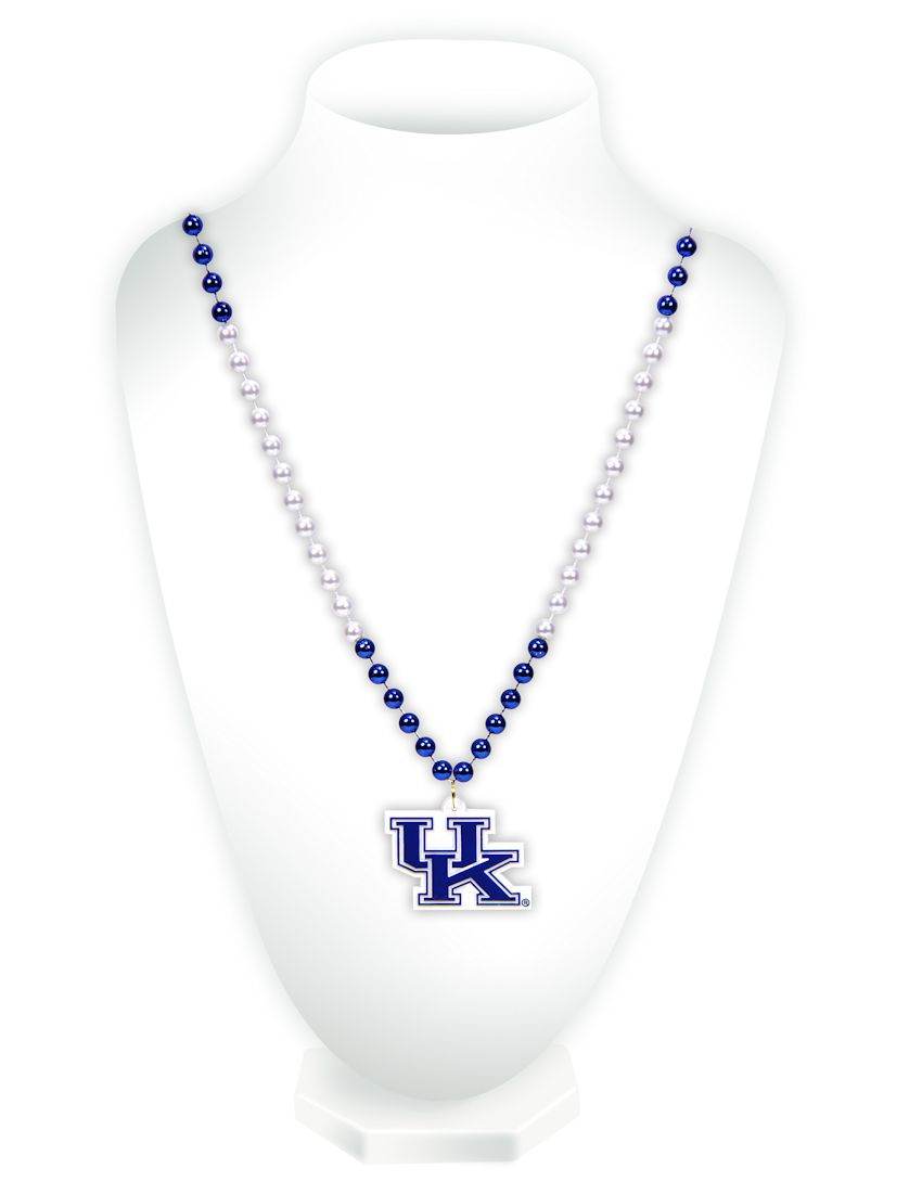 Kentucky Wildcats Beads With Medallion Mardi Gras Style - ToylandEU