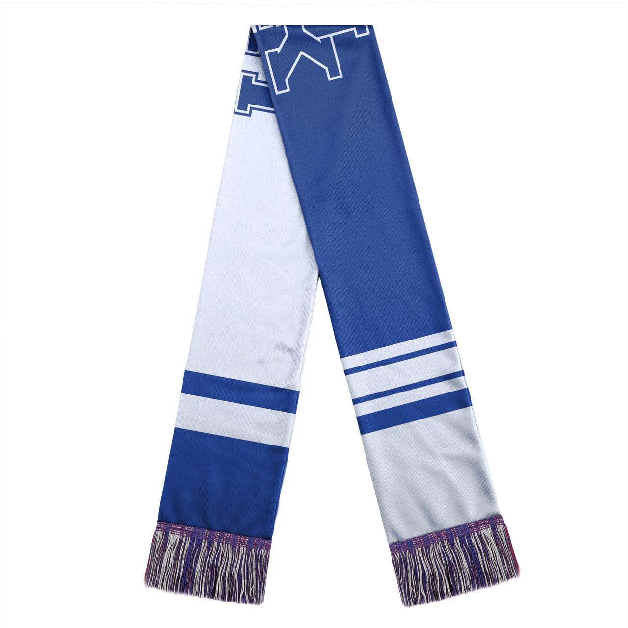 Kentucky Wildcats Colorblock Scarf Big Logo Design Warm - ToylandEU